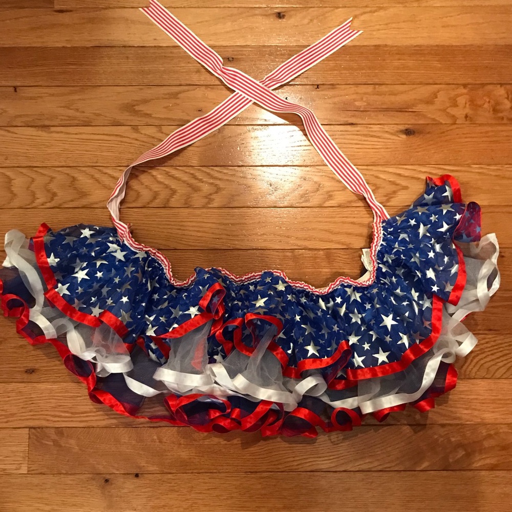 Girls Size 12M + Red, White, & Blue Tutu - Picture 3 of 6